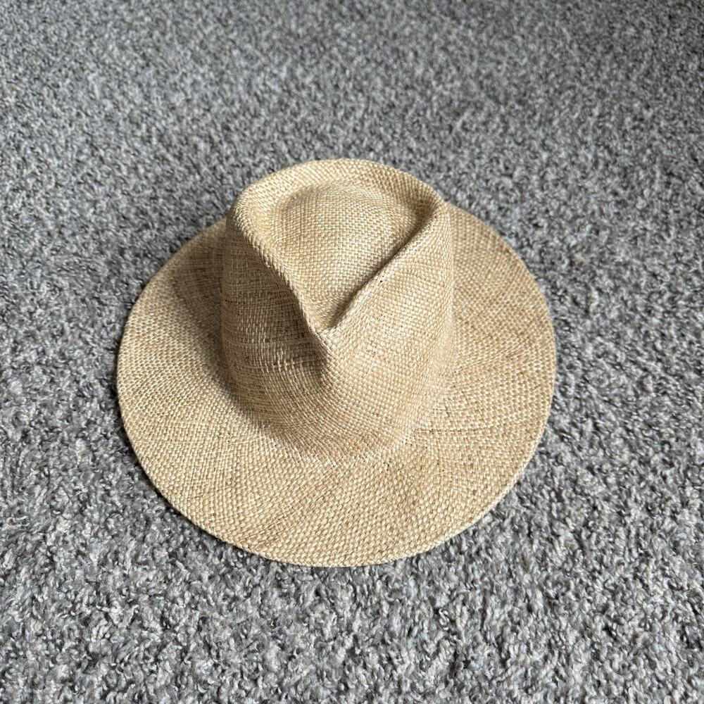 Will + Bear Sawyer Sand Wide Brim Straw Hat Size Medium NEW WITHOUT TAG
